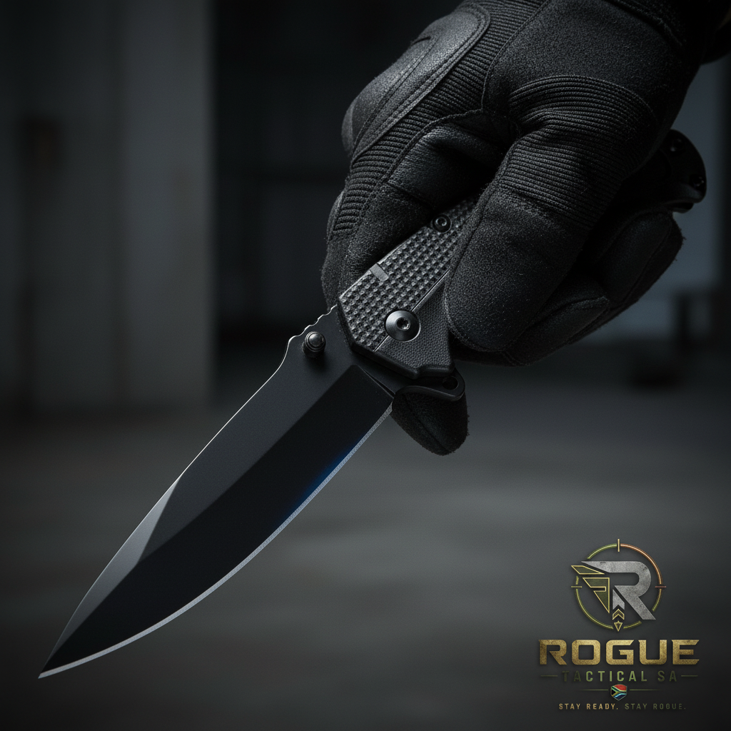 EDC Knife - Gloved Operator - Clean Blade
